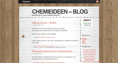 Desktop Screenshot of chemieideen.net